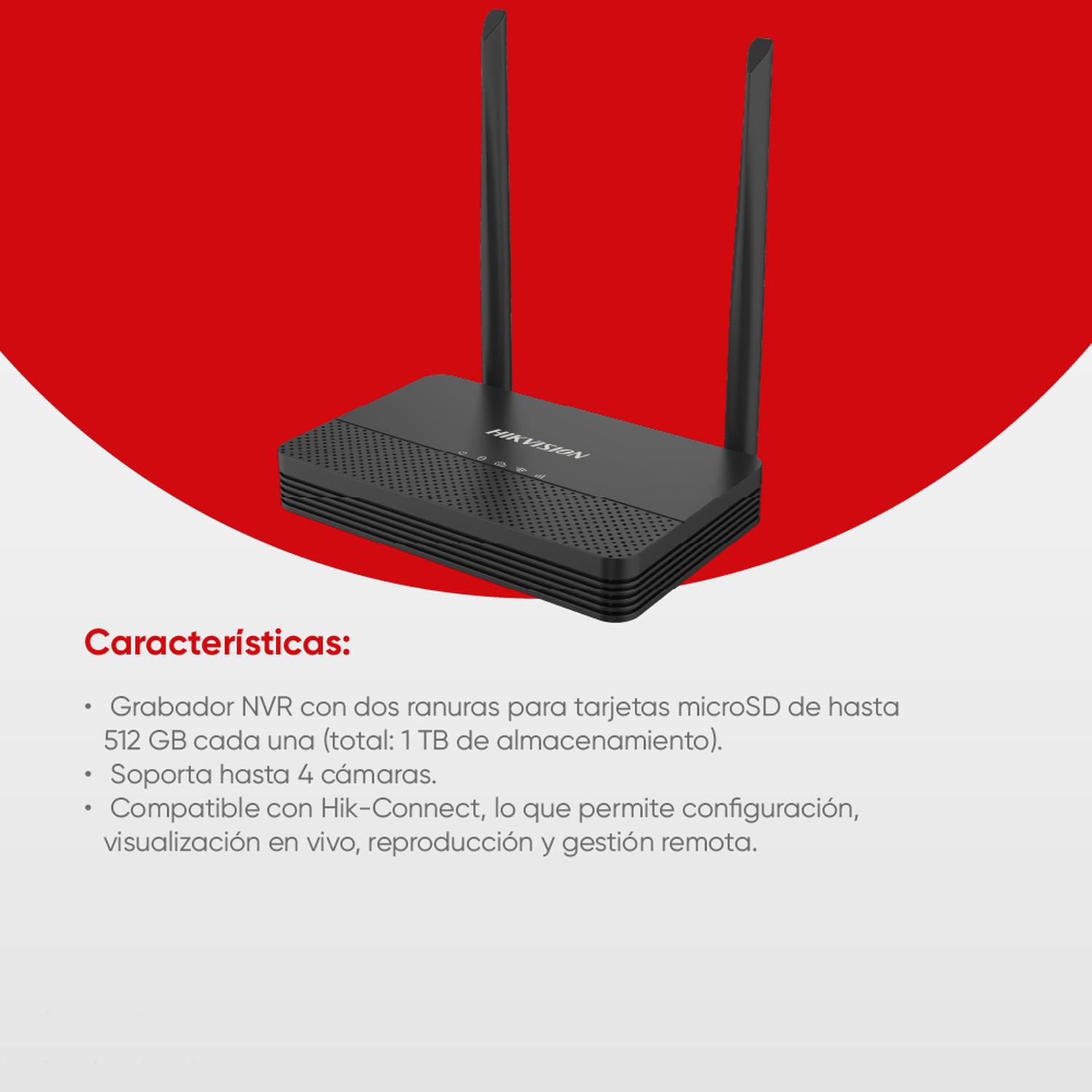 KIT EASYLINK MINI PT + BULLET 1 TERA ALMACENAMIENTO 4 MP HIKVISION - 5