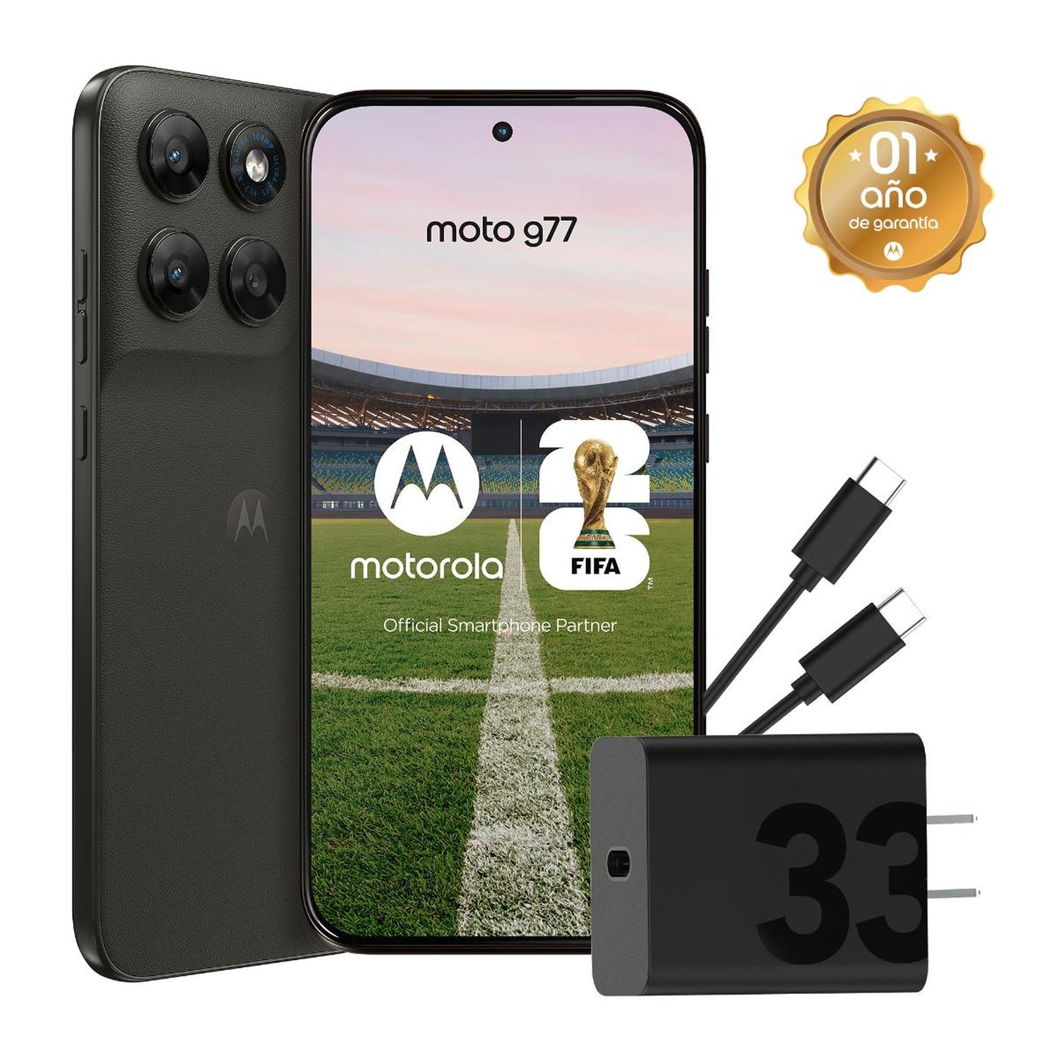 MOTOROLA G77 8GB+256GB NEGRO - 1