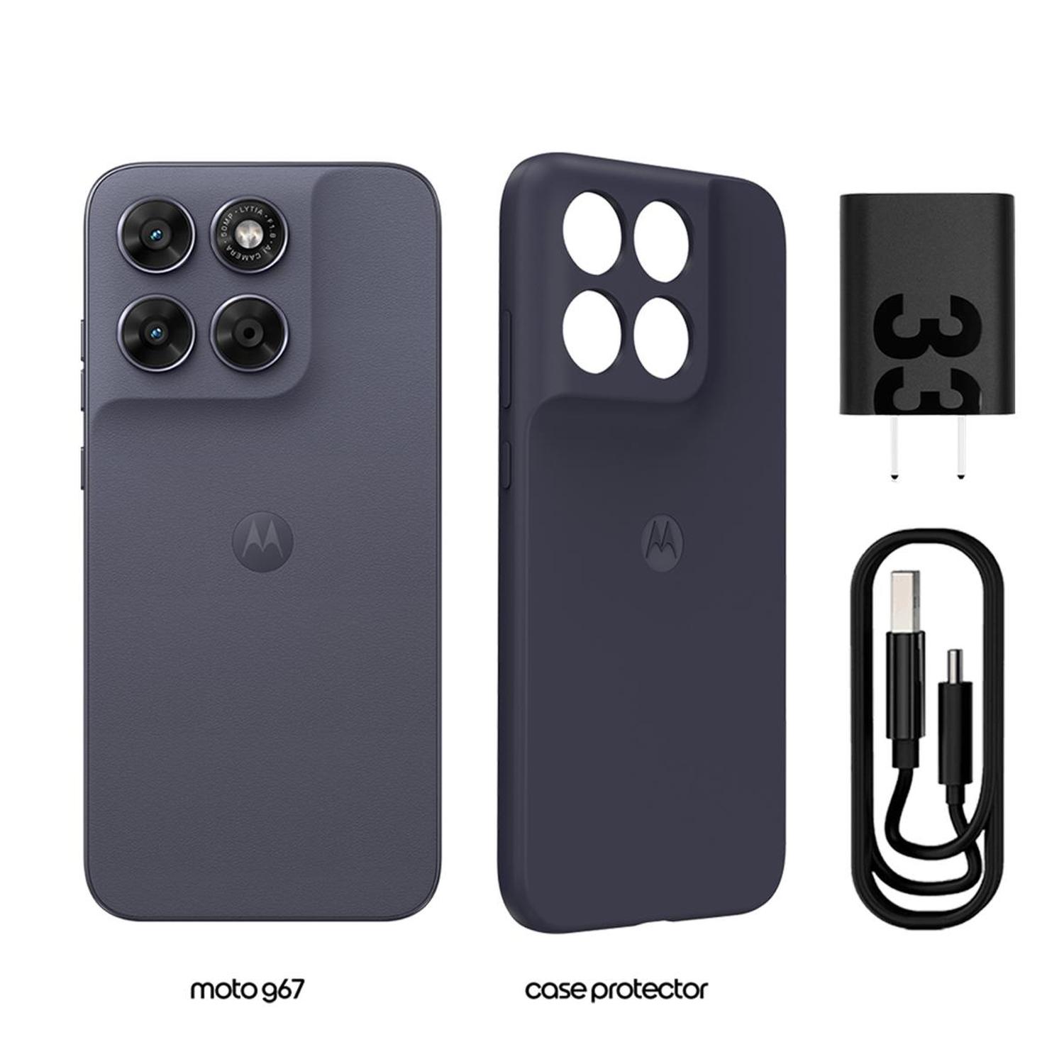 MOTOROLA G67 4GB+256GB GRIS - 3