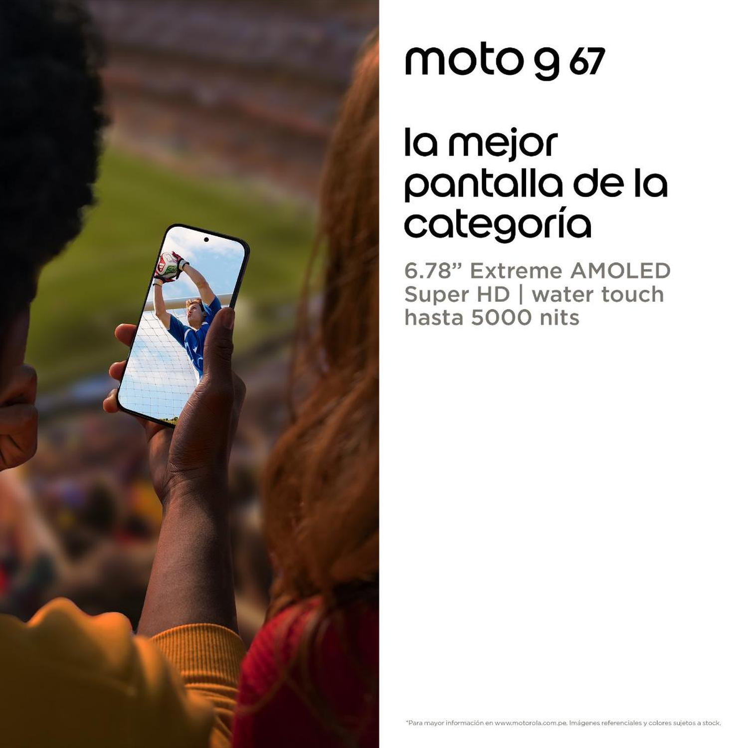 MOTOROLA G67 4GB+256GB GRIS - 8