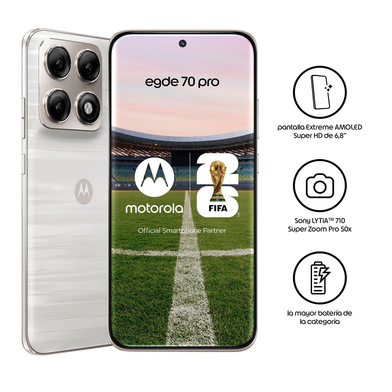 MOTO EDGE 70 PRO 12GB/512GB BLANCO - 2