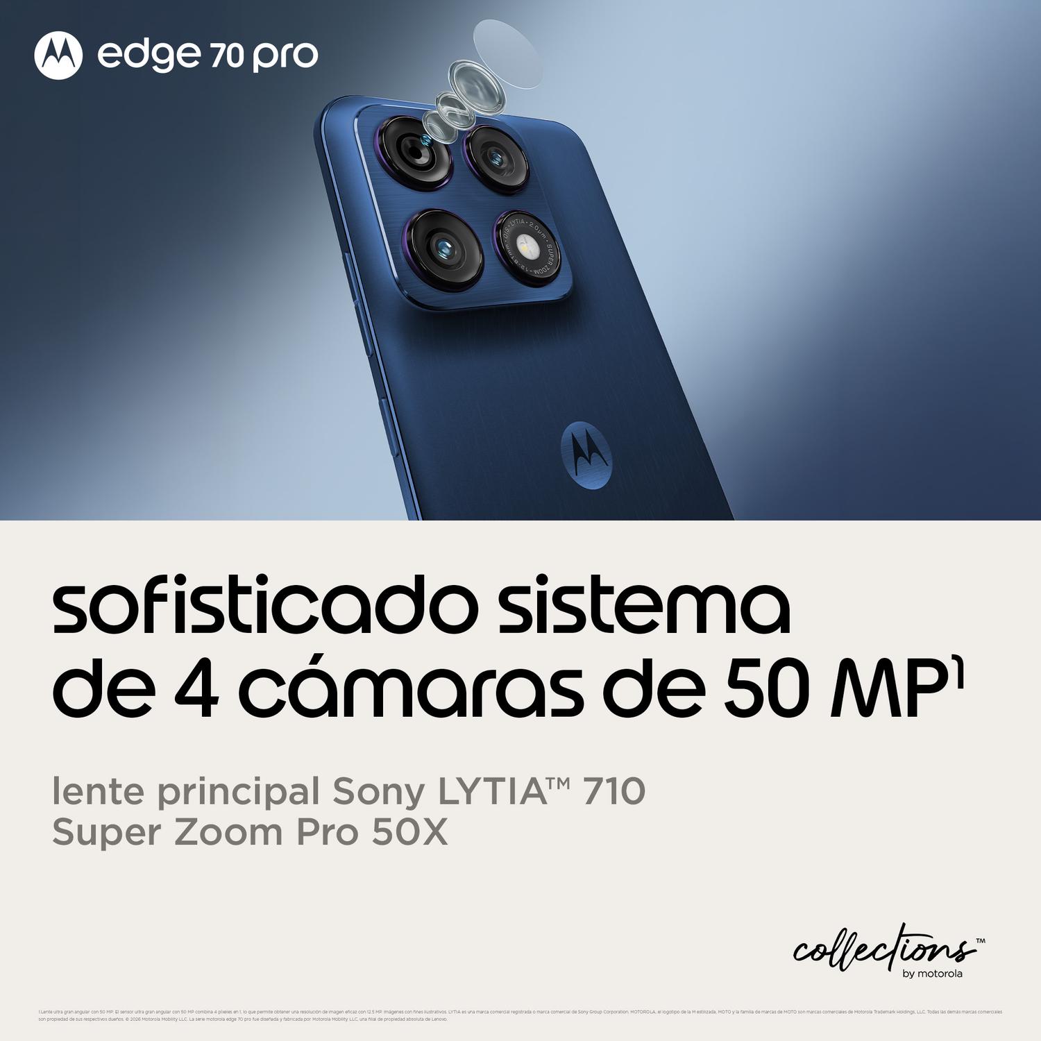 MOTO EDGE 70 PRO 12GB/512GB AZUL - 6