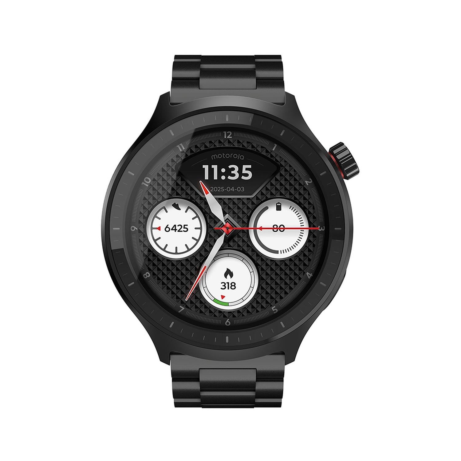 MOTO WATCH NEGRO METALICO - 1