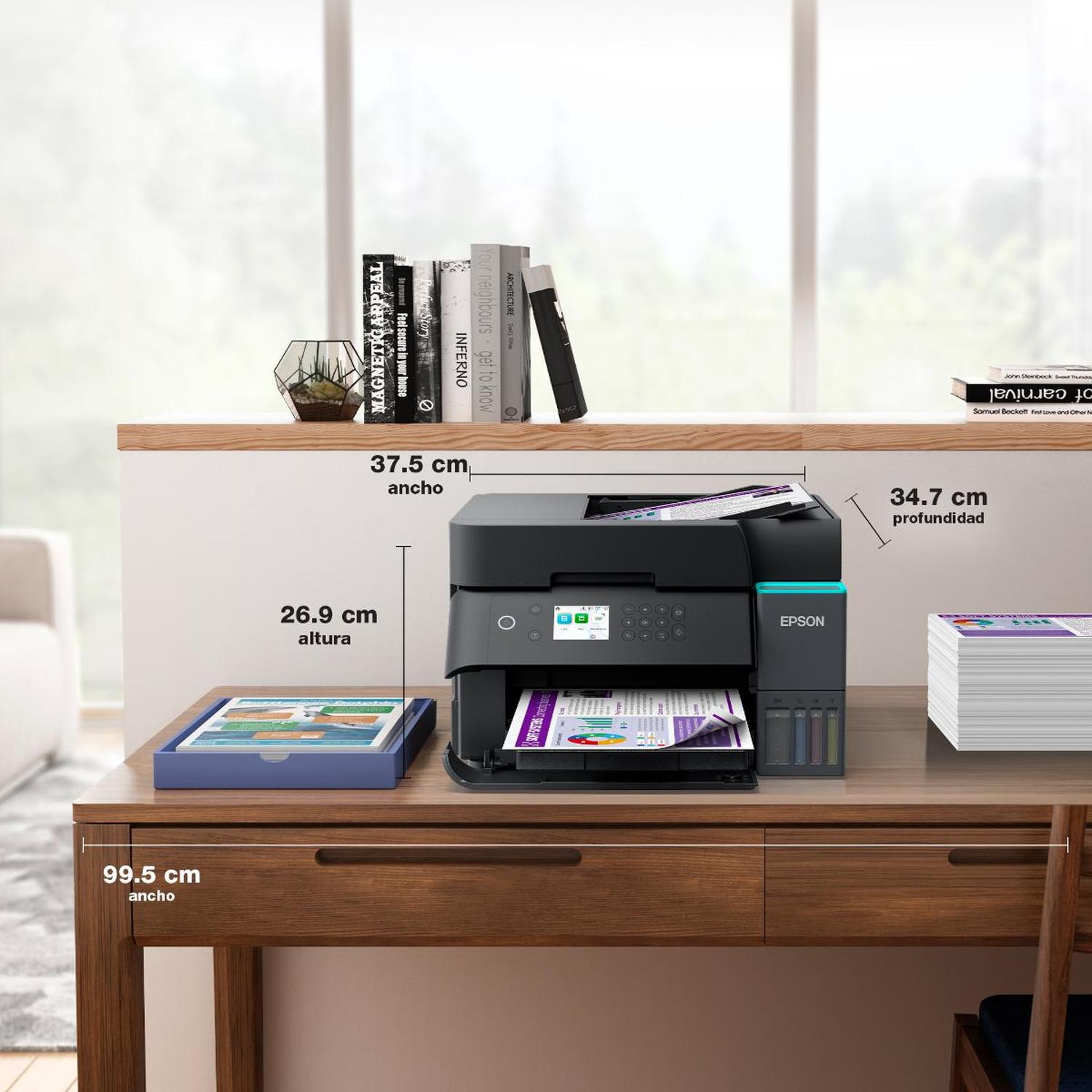IMPRESORA EPSON MULTIFUNCIONAL 3 EN 1 ECOTANK L6370 WI-FI - 8