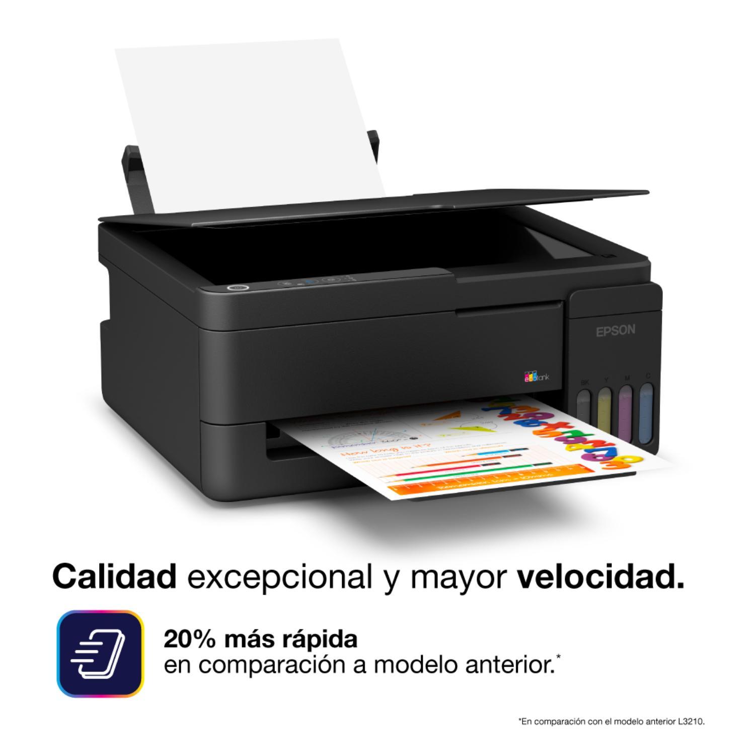 IMPRESORA MULTIFUNCIONAL EPSON ECOTANK L3310 A COLOR - 2
