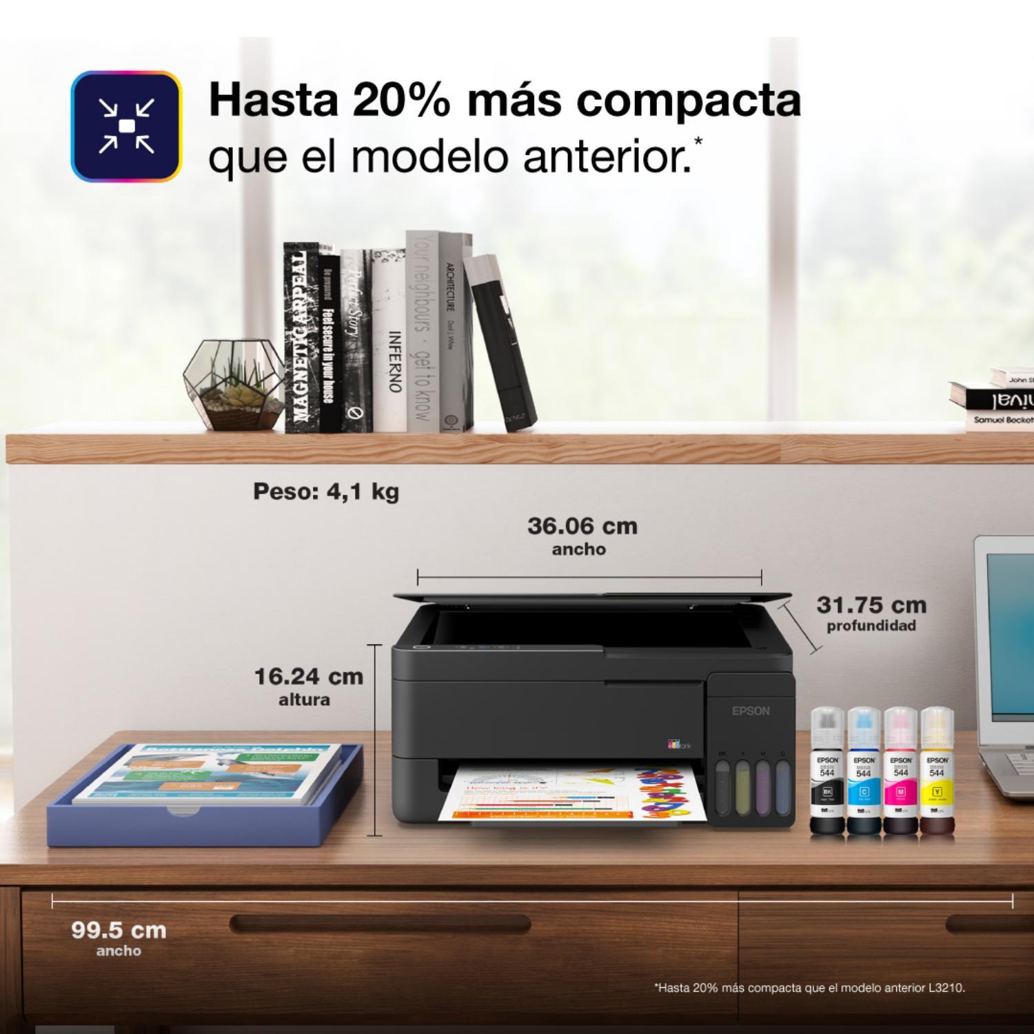 IMPRESORA MULTIFUNCIONAL EPSON ECOTANK L3310 A COLOR - 9