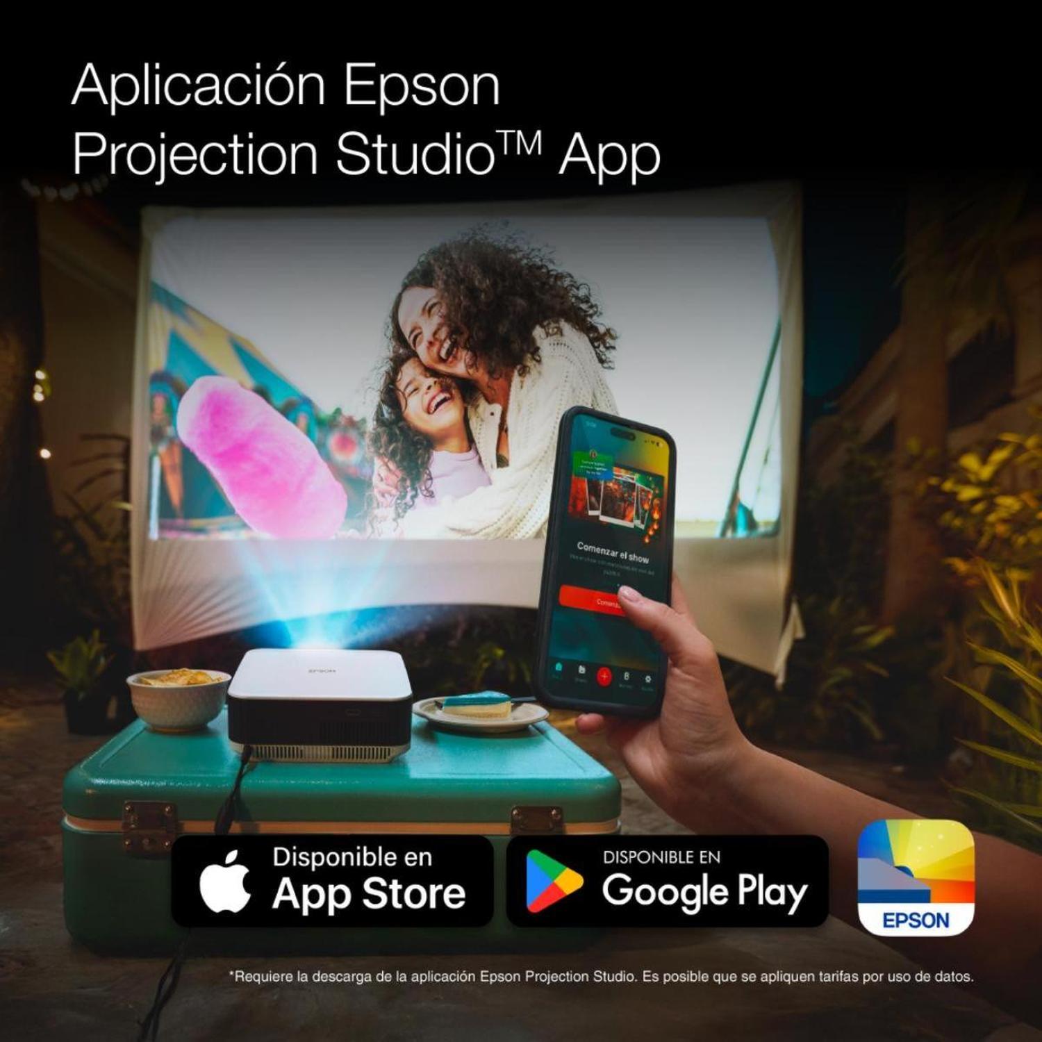 PROYECTOR EPSON SMART LIFESTUDIO POP EF-61 BLANCO + MALETÍN + POP CORN - 7