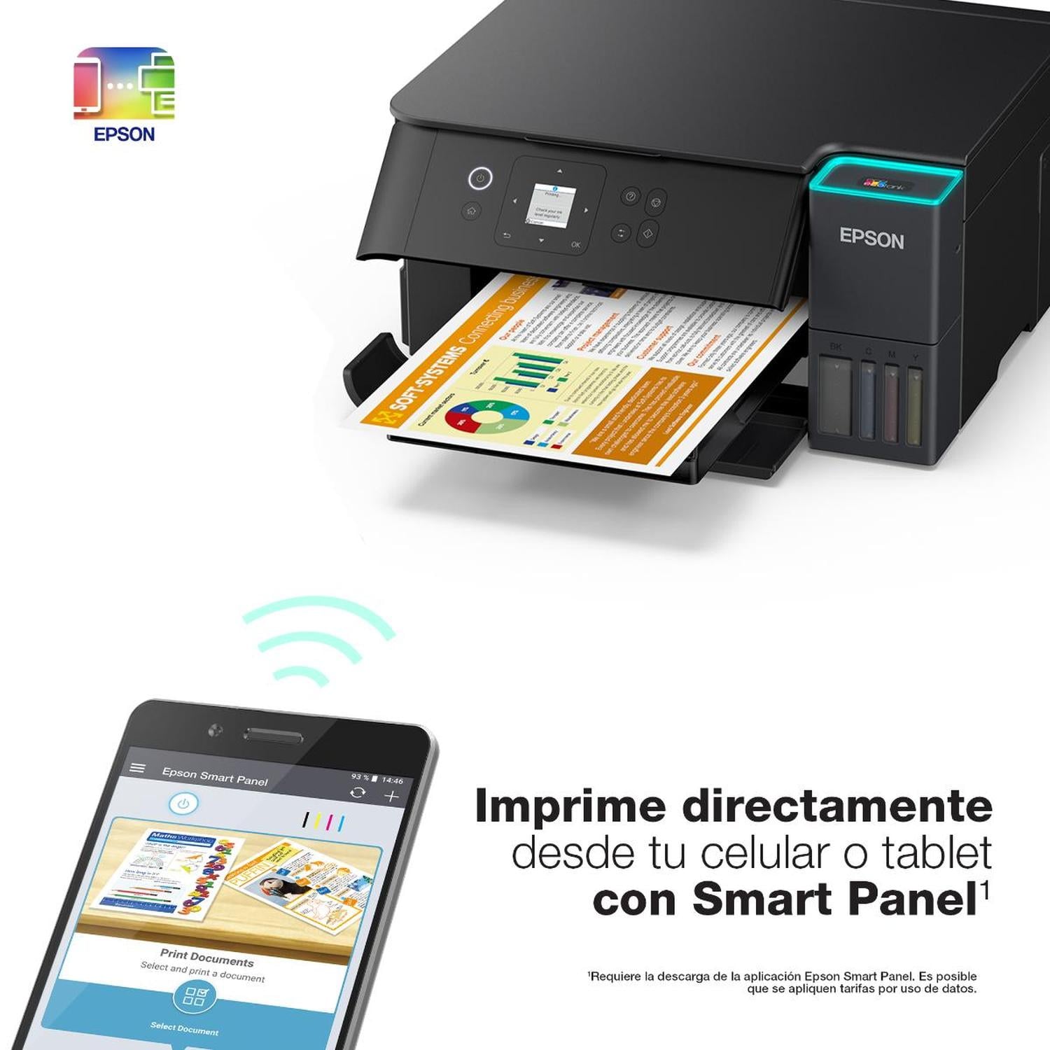 IMPRESORA EPSON MULTIFUNCIÓN 3EN1 ECOTANK L4360 DUPLEX/WI-FI - 6
