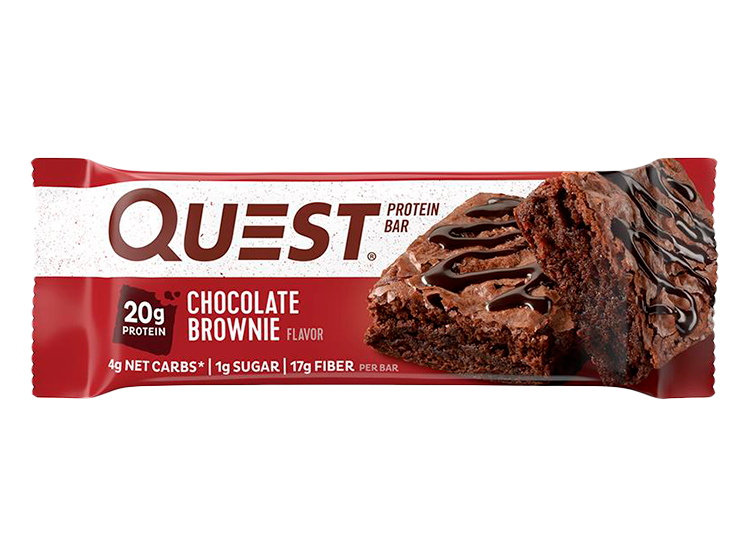 BARRAS DE PROTEÍNA QUEST NUTRITION CHOCOLATE BROWNIE 60GR - 1