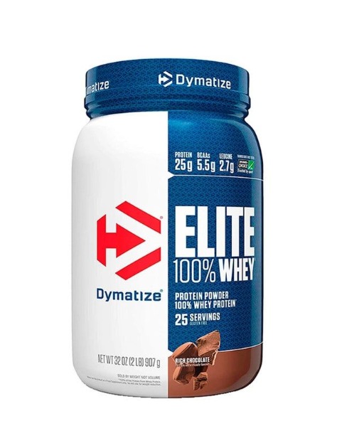PROTEÍNA ELITE 100% WHEY 2LB DYMATIZE CHOCOLATE - 1