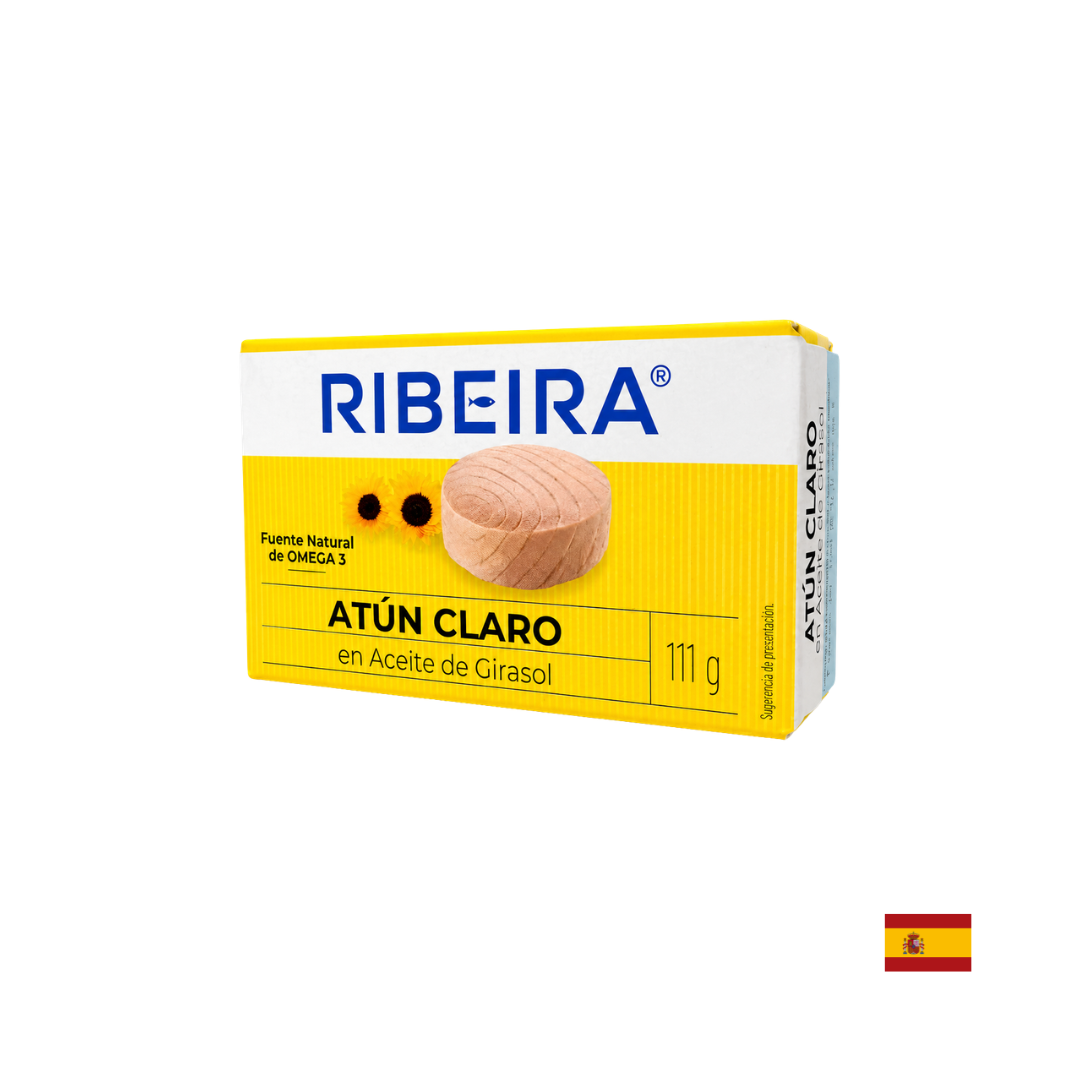 CONSERVA DE ATÚN CLARO EN ACEITE DE GIRASOL 111G - 1