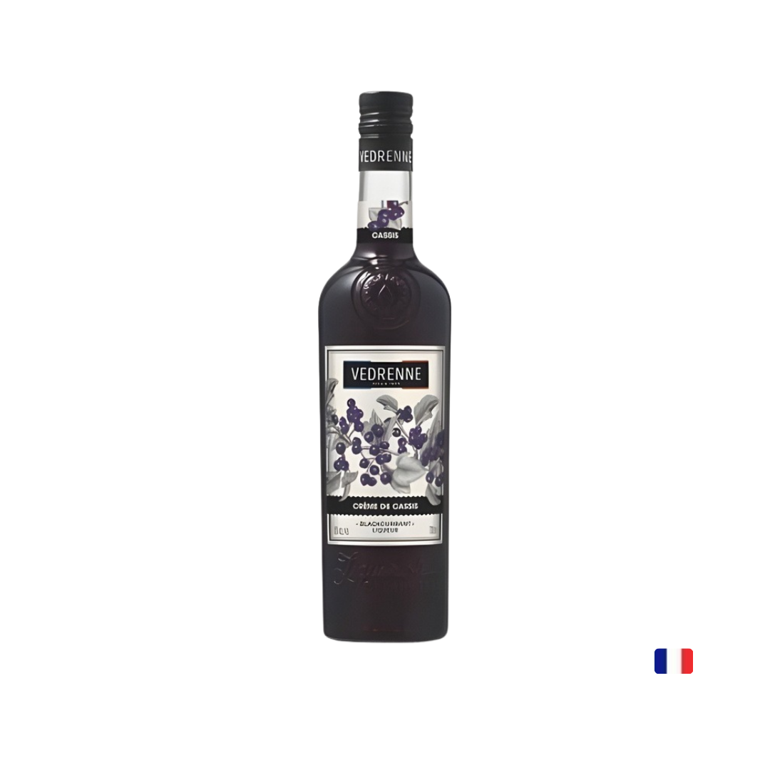LICOR VEDRENNE BLACKCURRANT LIQUEUR CREME DE CASSIS 15% 700 ML - 1