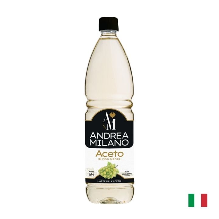 VINAGRE DE VINO BLANCO ANDREA MILANO X 1 L - 1