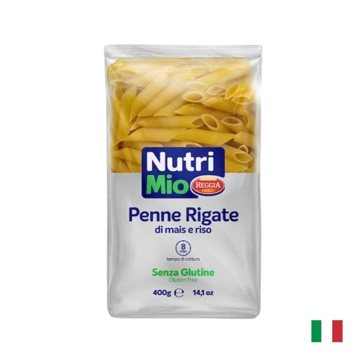 PASTA PENNE RIGATE NUTRI MIO ( GLUTEN FREE ) REGGIA 400GR - 1