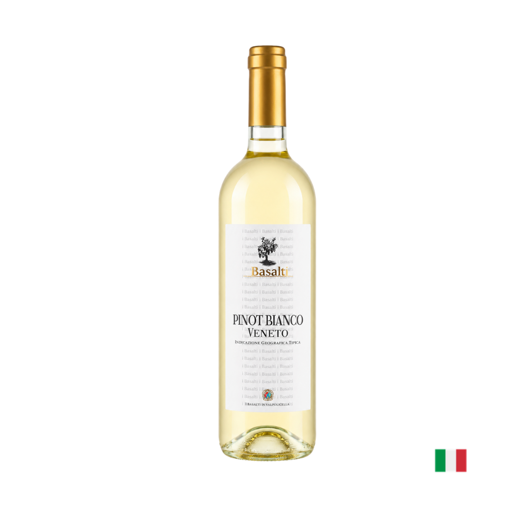 VINO BLANCO BOTELLA VIDRIO 750 ML UNIDAD 1 GAMBELLARA I BASALTI IGT PINOT BIANCO - 1