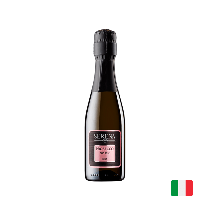 VINO ESPUMANTE SERENA WINES PROSECO DOC ROSE BRUT X 200 ML - 1