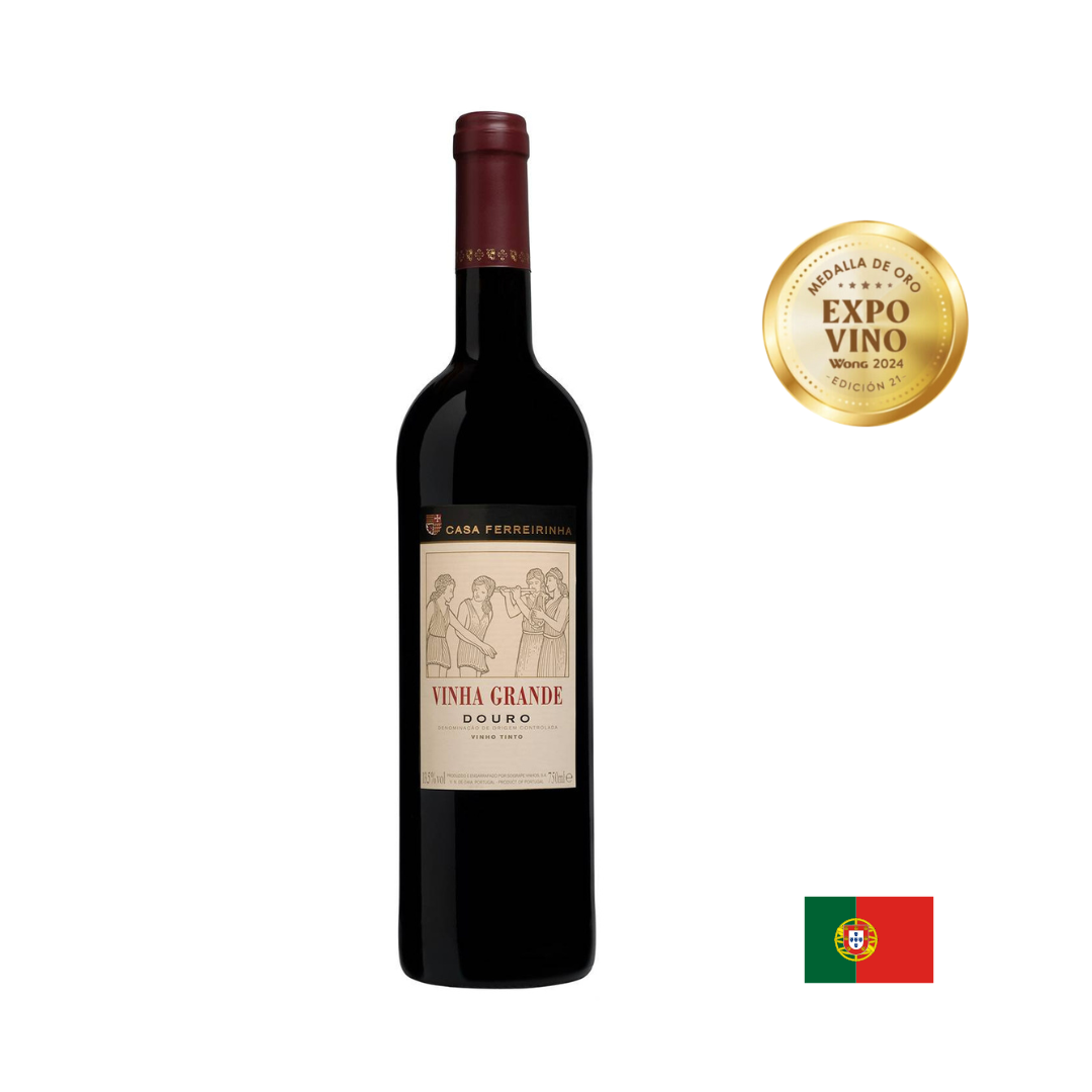 VINO TINTO BOTELLA VIDRIO 750 ML UNIDAD 1 CASA FERREIRINHA VINHA GRANDE DOURO - 1