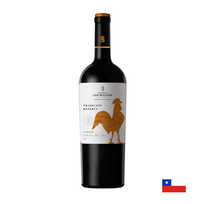 VINO TINTO BOTELLA VIDRIO 750 ML UNIDAD 1 CHATEAU LOS BOLDOS TRADICION RESERVA CARMENERE - 1