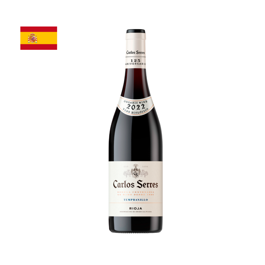 VINO TINTO CARLOS SERRES TEMPRANILLO 750ML - 1