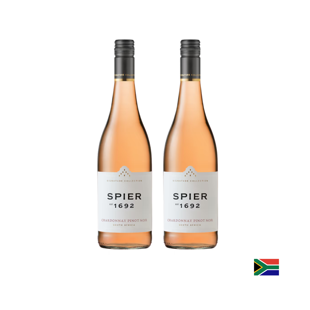 VINO ROSADO SPIER SIGNATURE CHARDONNAY- PINOT NOIR X 750ML X2 - 1