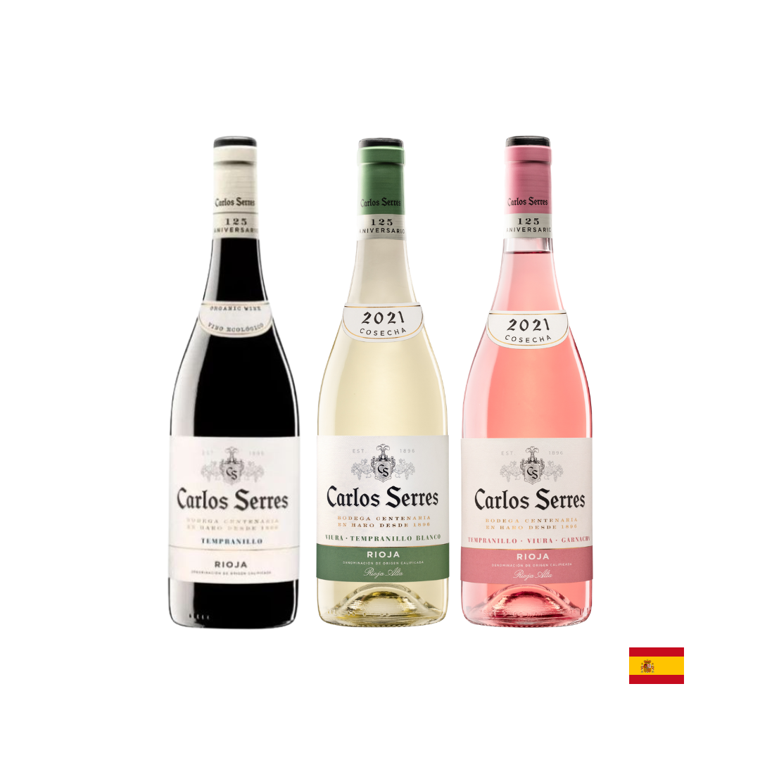 TRÍO CARLOS SERRES TEMPRANILLO 750ML - 1