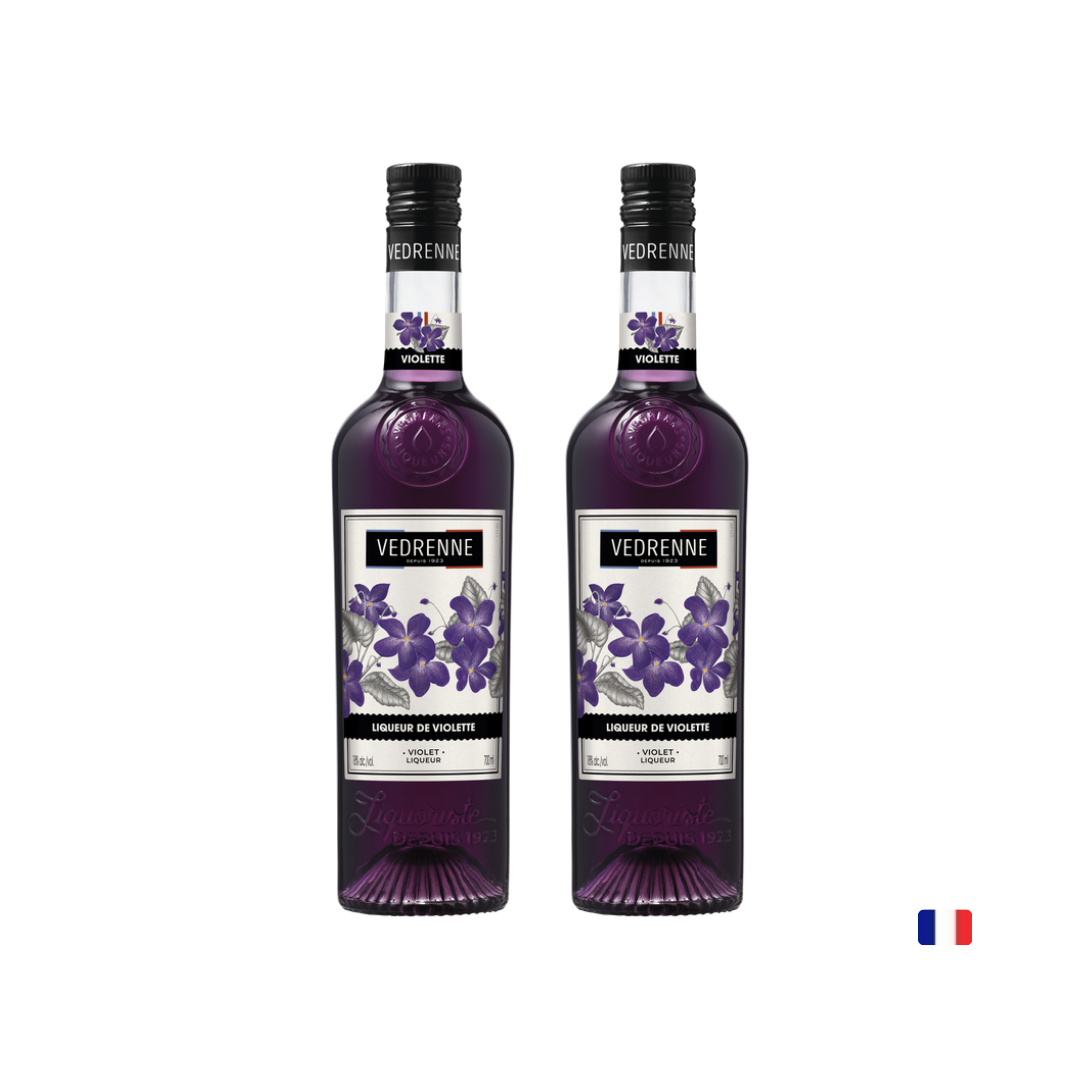 LICOR VEDRENNE VIOLET LIQUEUR 18% 700 ML X2 - 1