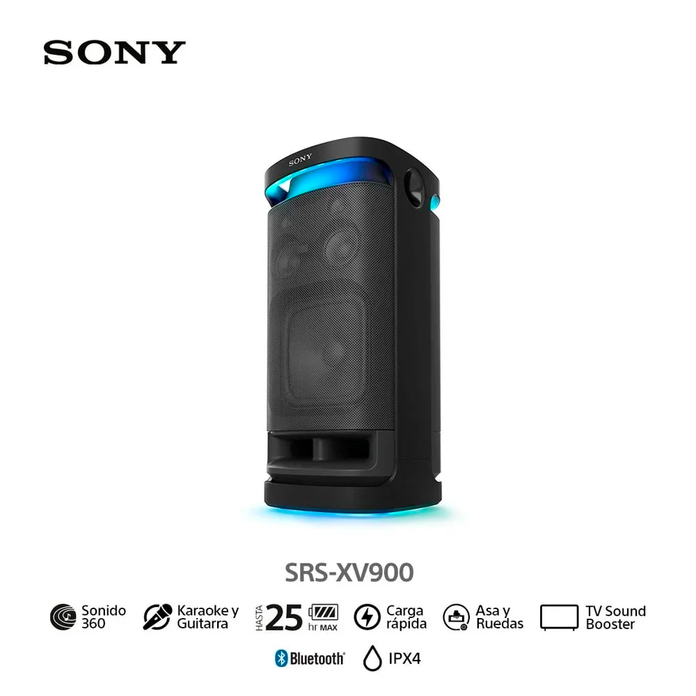 EQUIPO SONIDO BLUETOOTH SONY SRS-XV900 1800 W MEGA BASS - 1