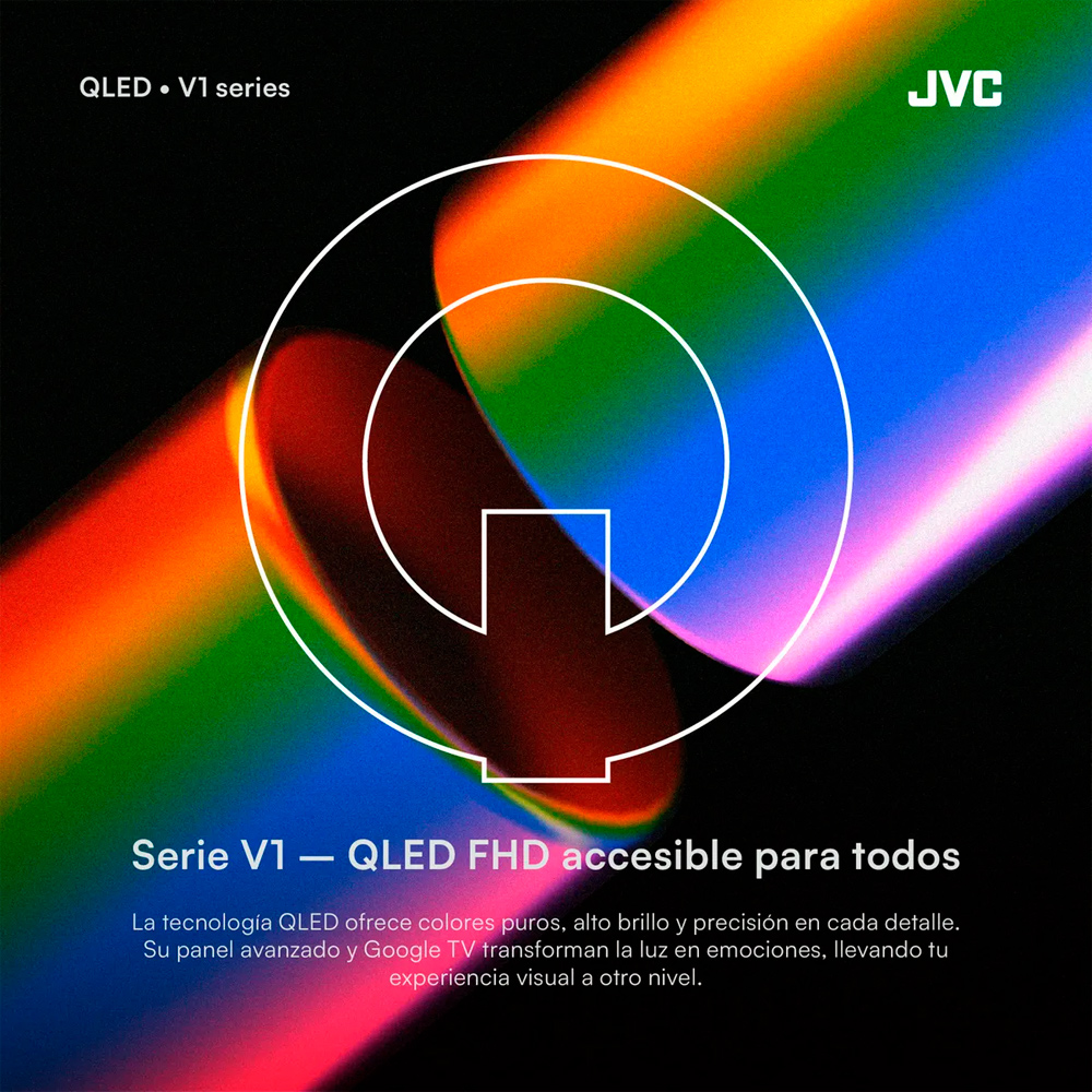TELEVISOR JVC 43' QLED FHD GOOGLE TV LT-43KM4584 SMART TV - 3