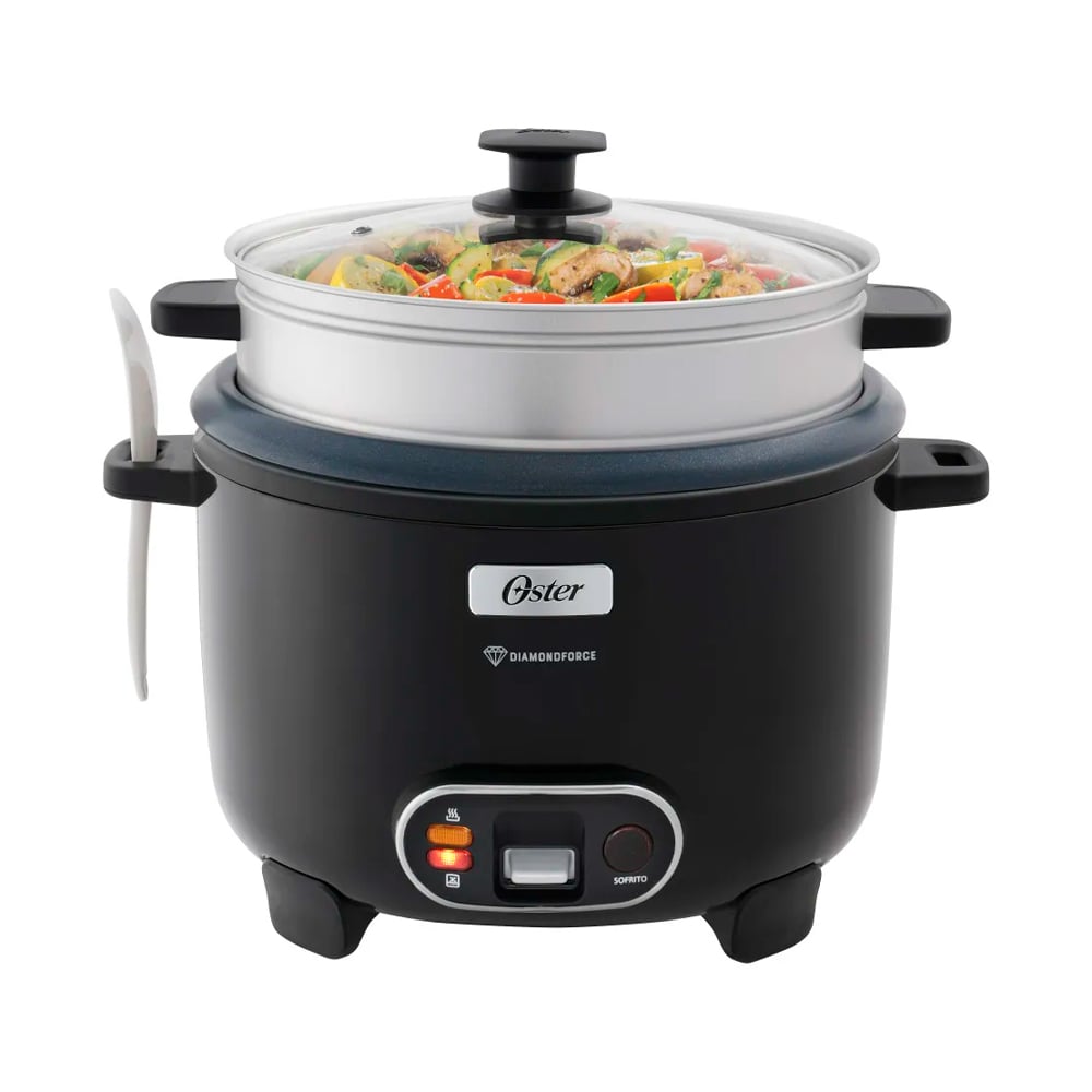 OLLA ARROCERA OSTER® CKSTRC15DFBLK 2.8L FUNCIÓN SOFRITO Y VAPORERA 3 IN 1 - 1