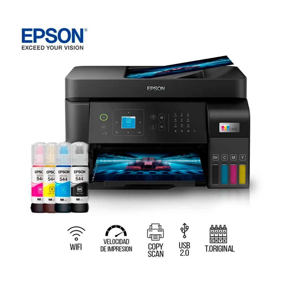 IMPRESORA EPSON MULTIFUNCIONAL L5590 WIFI ETHERNET FAX - 1