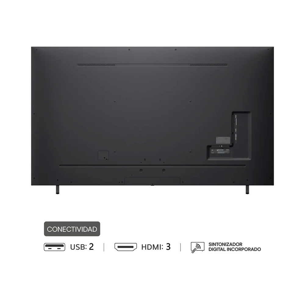 TELEVISOR LG 75 UHD 4K SMART AI THINQ 75UA8050PSA CON MAGIC REMOTO - 3
