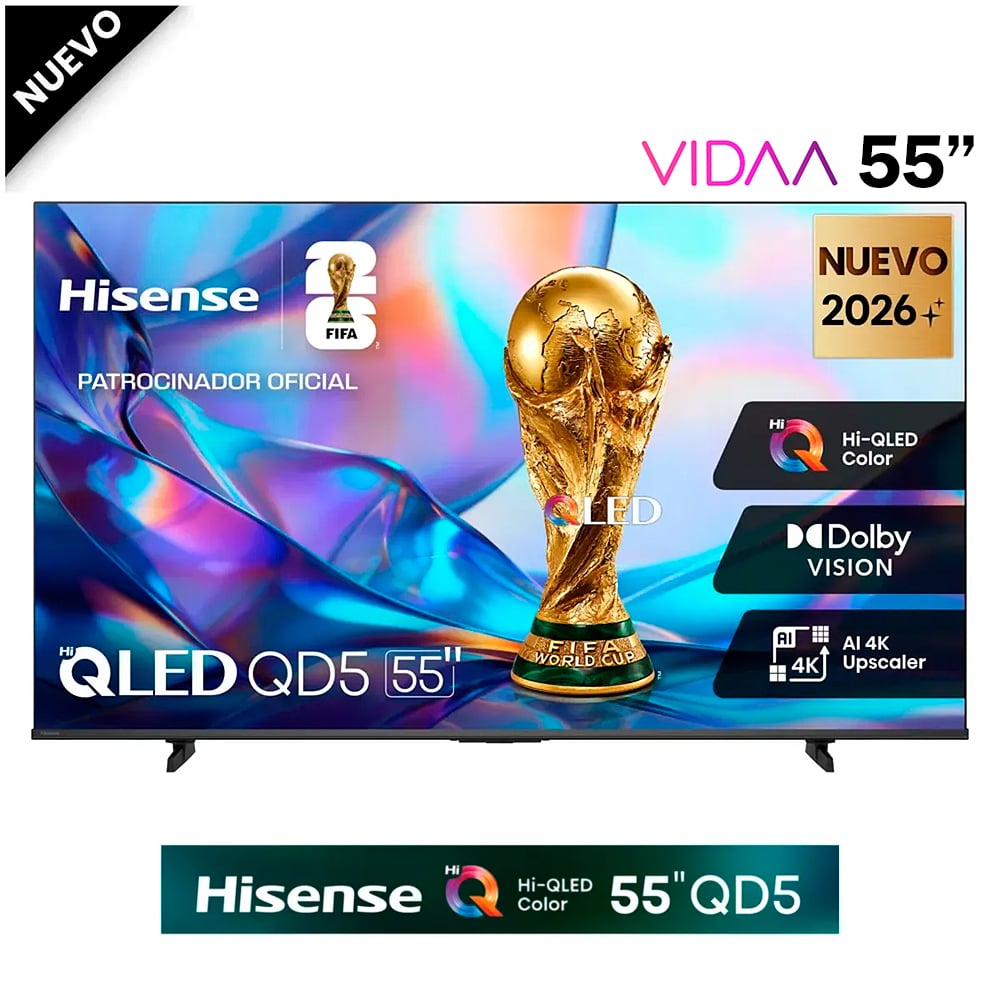 TELEVISOR HISENSE QLED 55 UHD 4K SMART TV 55QD5SV - 1