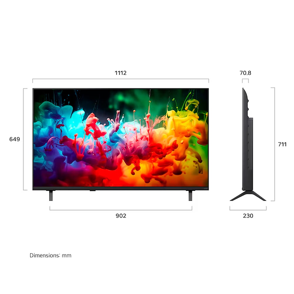 TELEVISOR LG 50 QNED MINI LED AI 4K SMART TV 50QNED70BSA MAGIC REMOTO - 2