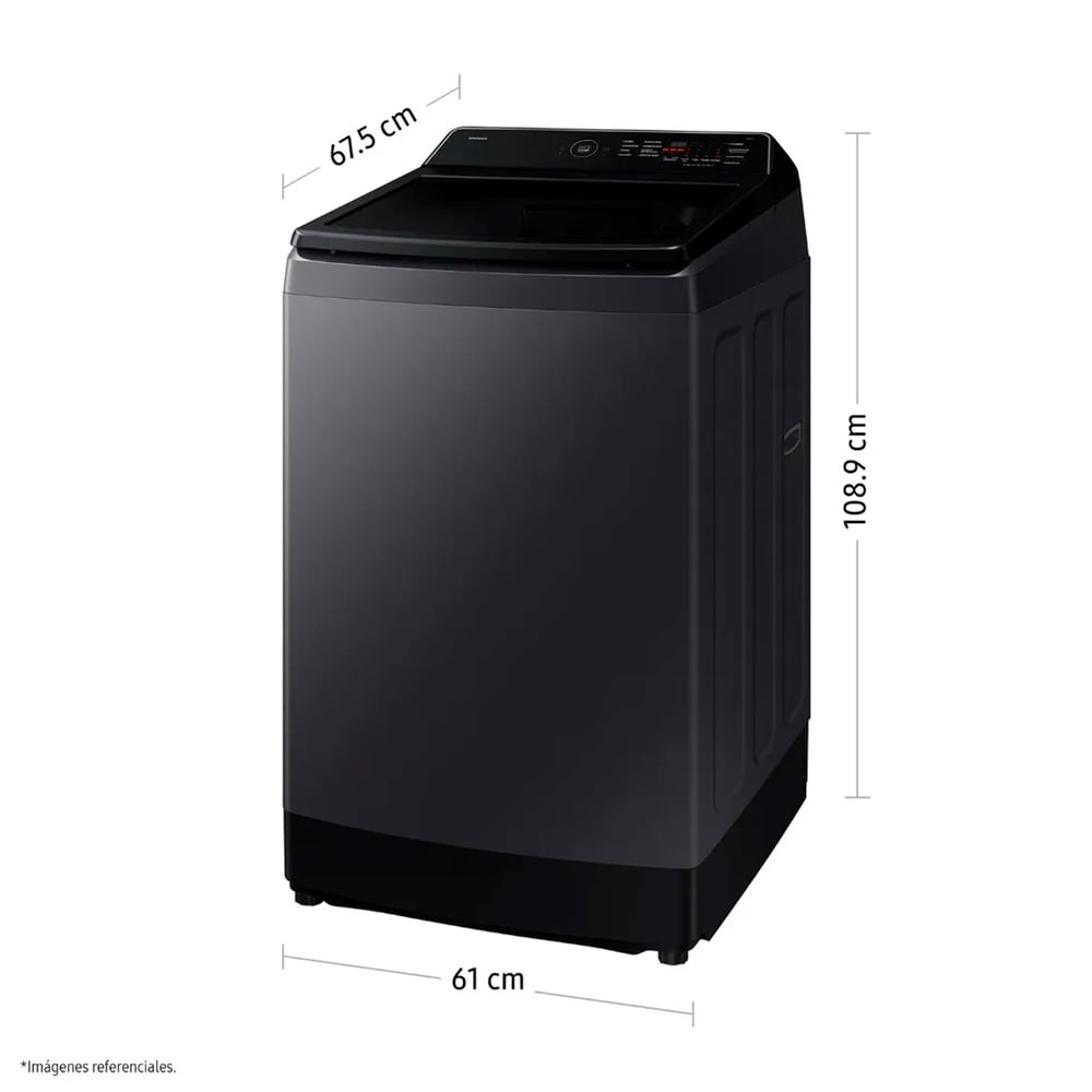 LAVADORA AUTOMÁTICA SAMSUNG CARGA SUPERIOR 15KG WA40F15E4C - 2