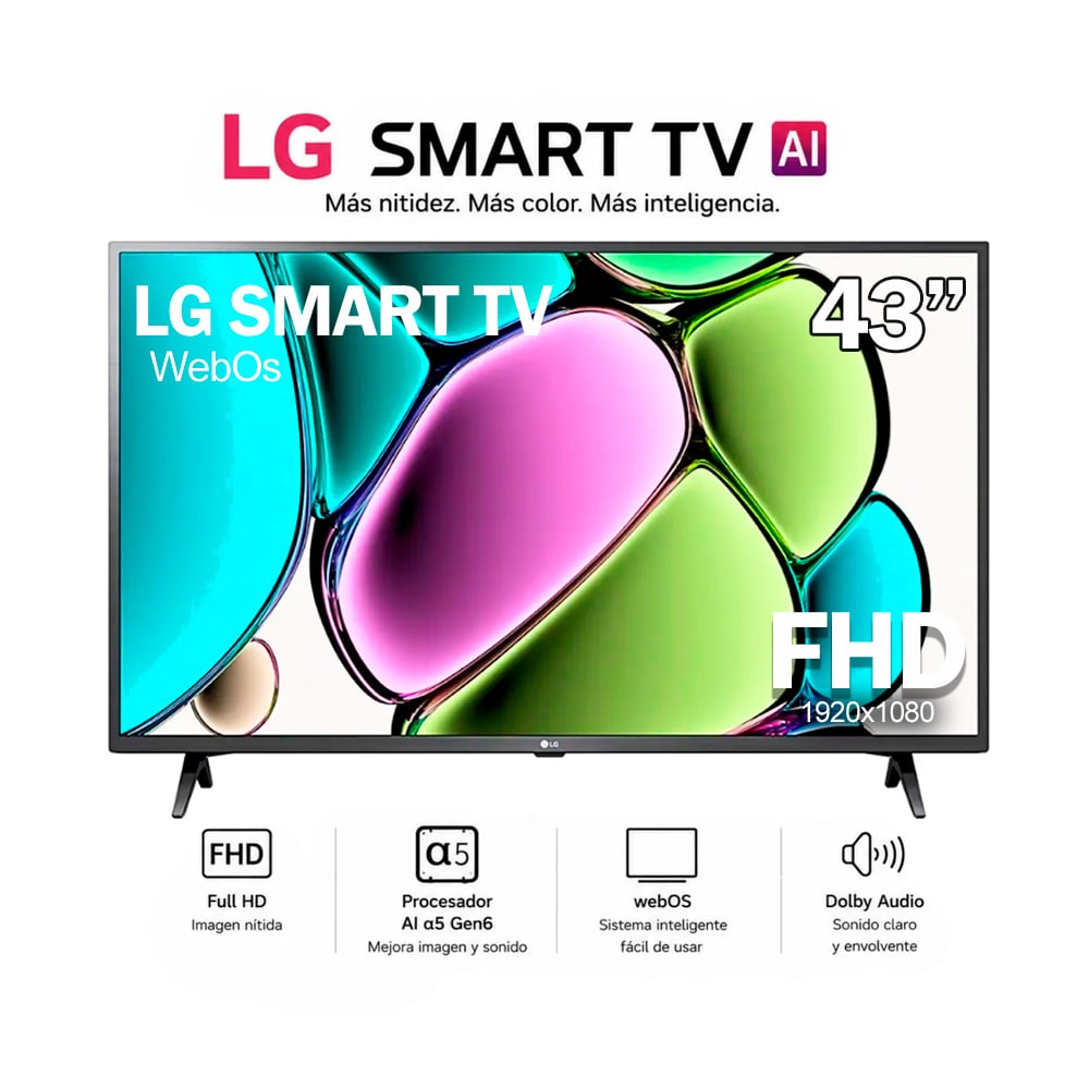 TELEVISOR LG 43 SMART TV WEBOS 43LR6000PSA FULL HD - 1