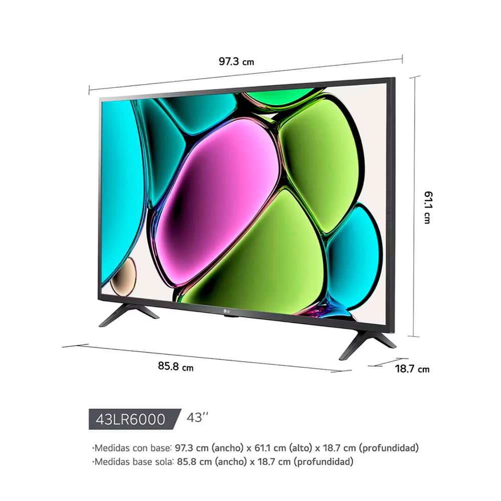 TELEVISOR LG 43 SMART TV WEBOS 43LR6000PSA FULL HD - 2
