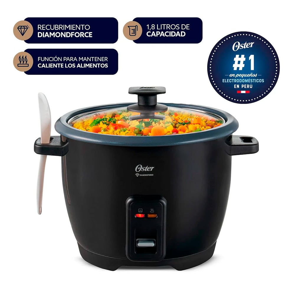 OLLA ARROCERA OSTER DIAMOND FORCE 1.8L CKSTRCB10DFBLK - 1
