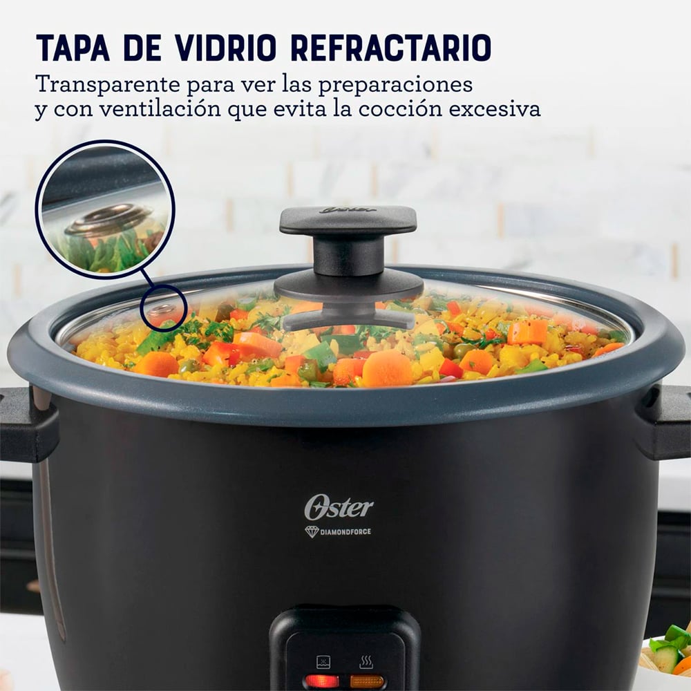 OLLA ARROCERA OSTER DIAMOND FORCE 1.8L CKSTRCB10DFBLK - 2