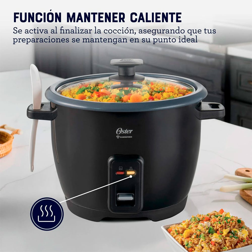 OLLA ARROCERA OSTER DIAMOND FORCE 1.8L CKSTRCB10DFBLK - 3