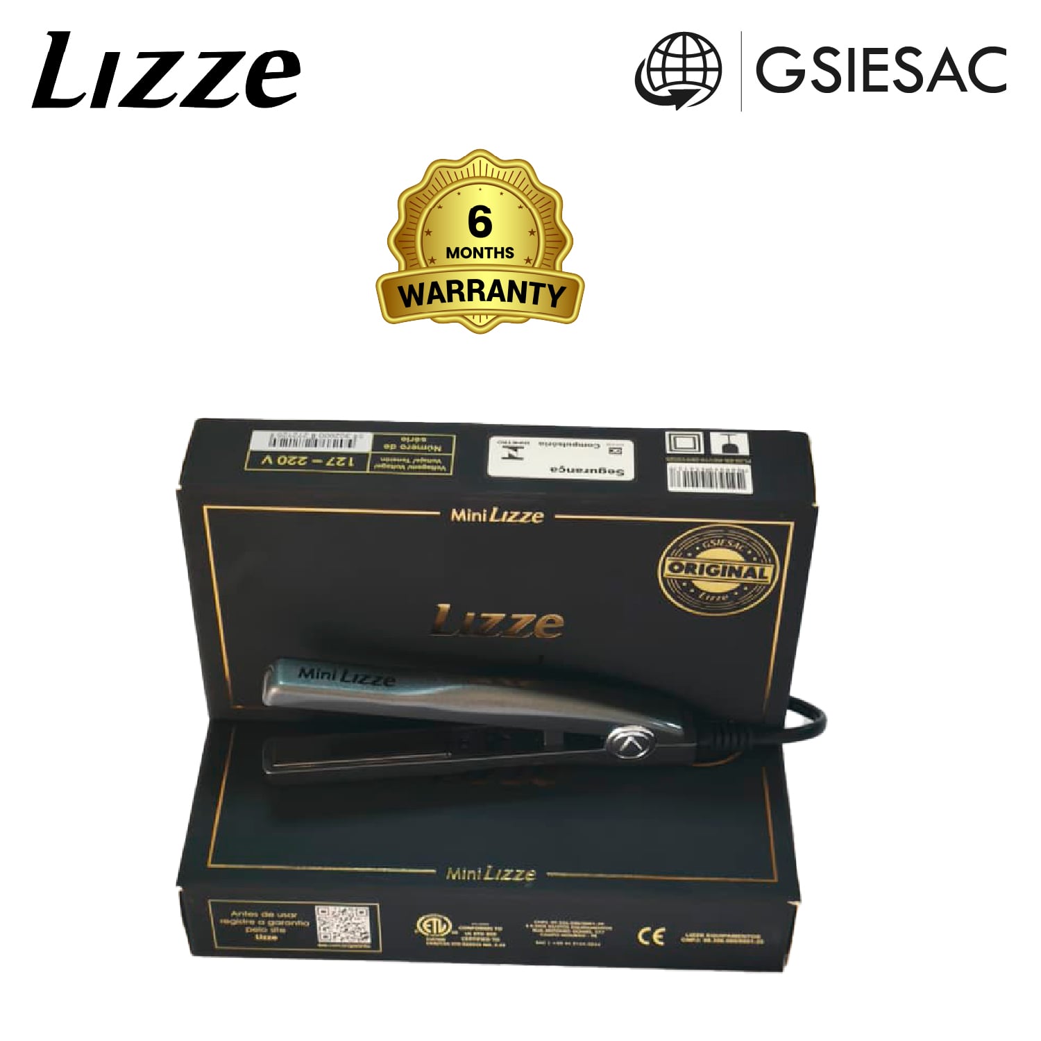 LIZZE PACK PLANCHA EXTREME + MINIPLANCHA EXTREME + KIT PULIMENTO TITANIUM - 7