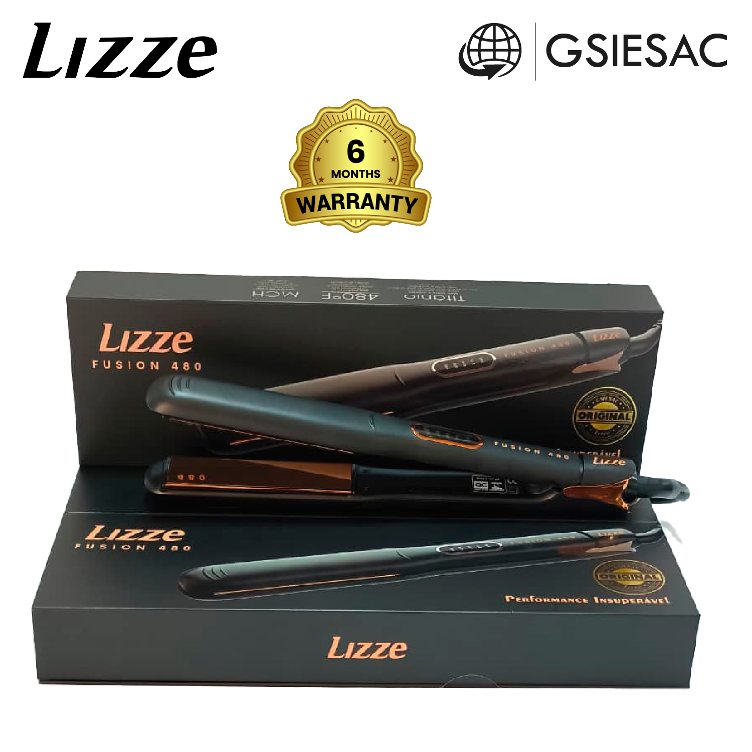 LIZZE PLANCHA DE CABELLO PROFESIONAL FUSION 480 - 6
