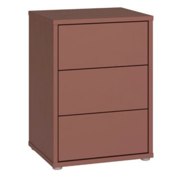 VELADOR MESA DE NOCHE STARHOME MENA MELAMINA 18 MM CON CAJÓN - 1