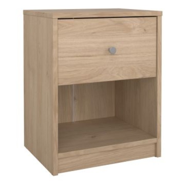 VELADOR MESA DE NOCHE STARHOME ROVO MELAMINA 18 MM CON CAJÓN - 1