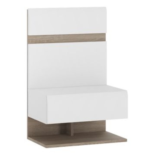 VELADOR MESA DE NOCHE STARHOME SIRO MELAMINA 18 MM CON CAJÓN - 1