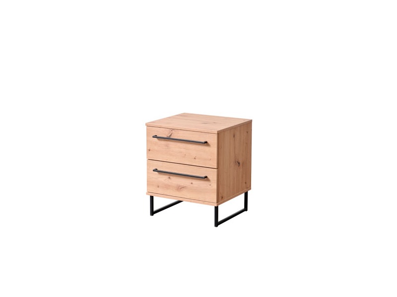 VELADOR MESA DE NOCHE STARHOME MELOA MELAMINA 18 MM CON CAJÓN - 1