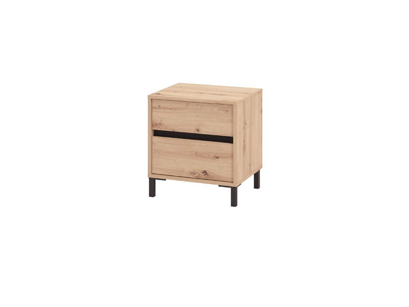 VELADOR MESA DE NOCHE STARHOME REXA MELAMINA 18 MM CON CAJÓN - 1