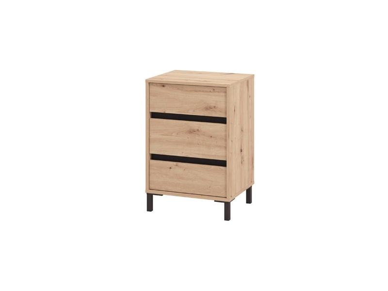 VELADOR MESA DE NOCHE STARHOME VAROA MELAMINA 18 MM CON CAJÓN - 2