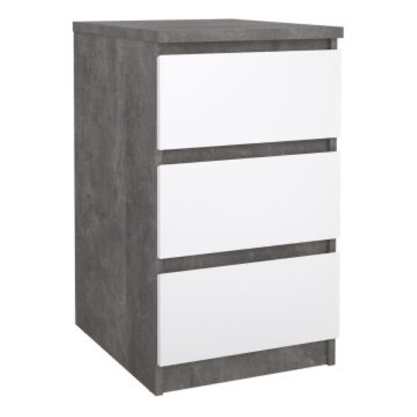 VELADOR MESA DE NOCHE STARHOME LUMI MELAMINA 18 MM CON CAJÓN - 1