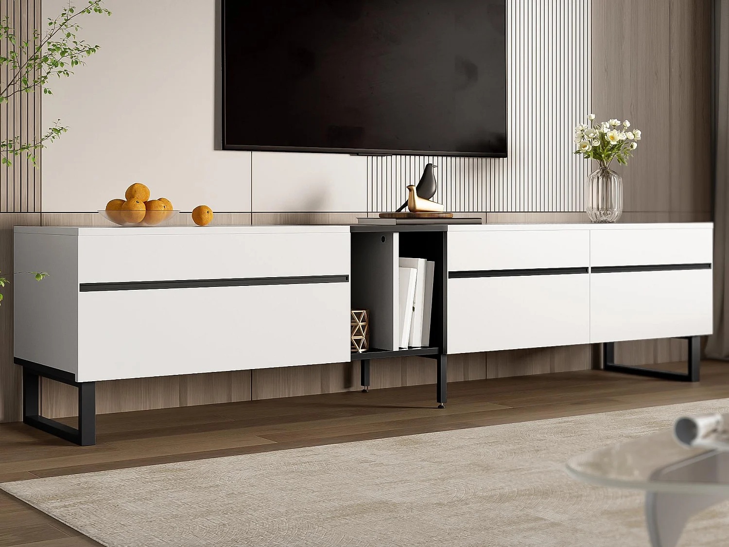 MUEBLE DE TV STARHOME REVAN MELAMINA 18 MM - 1