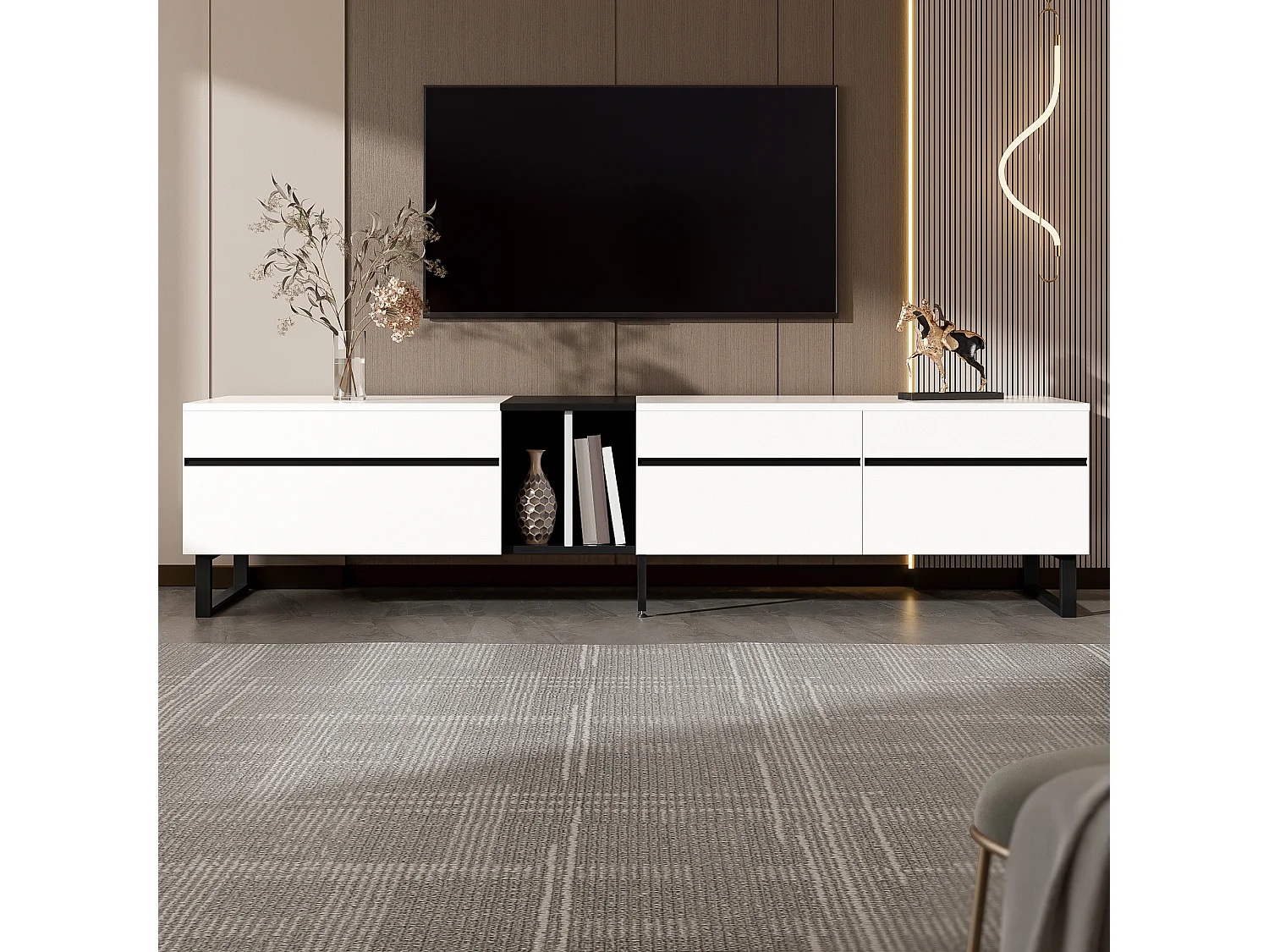 MUEBLE DE TV STARHOME REVAN MELAMINA 18 MM - 2